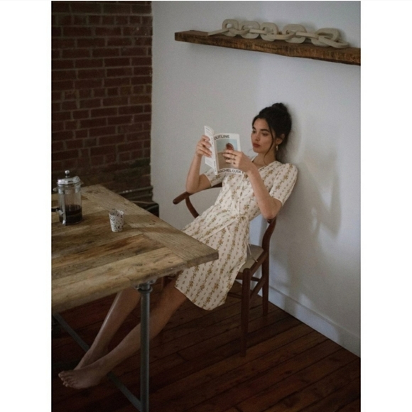 Reformation Laurent Dress in Poppyseed S - Picture 3 of 13